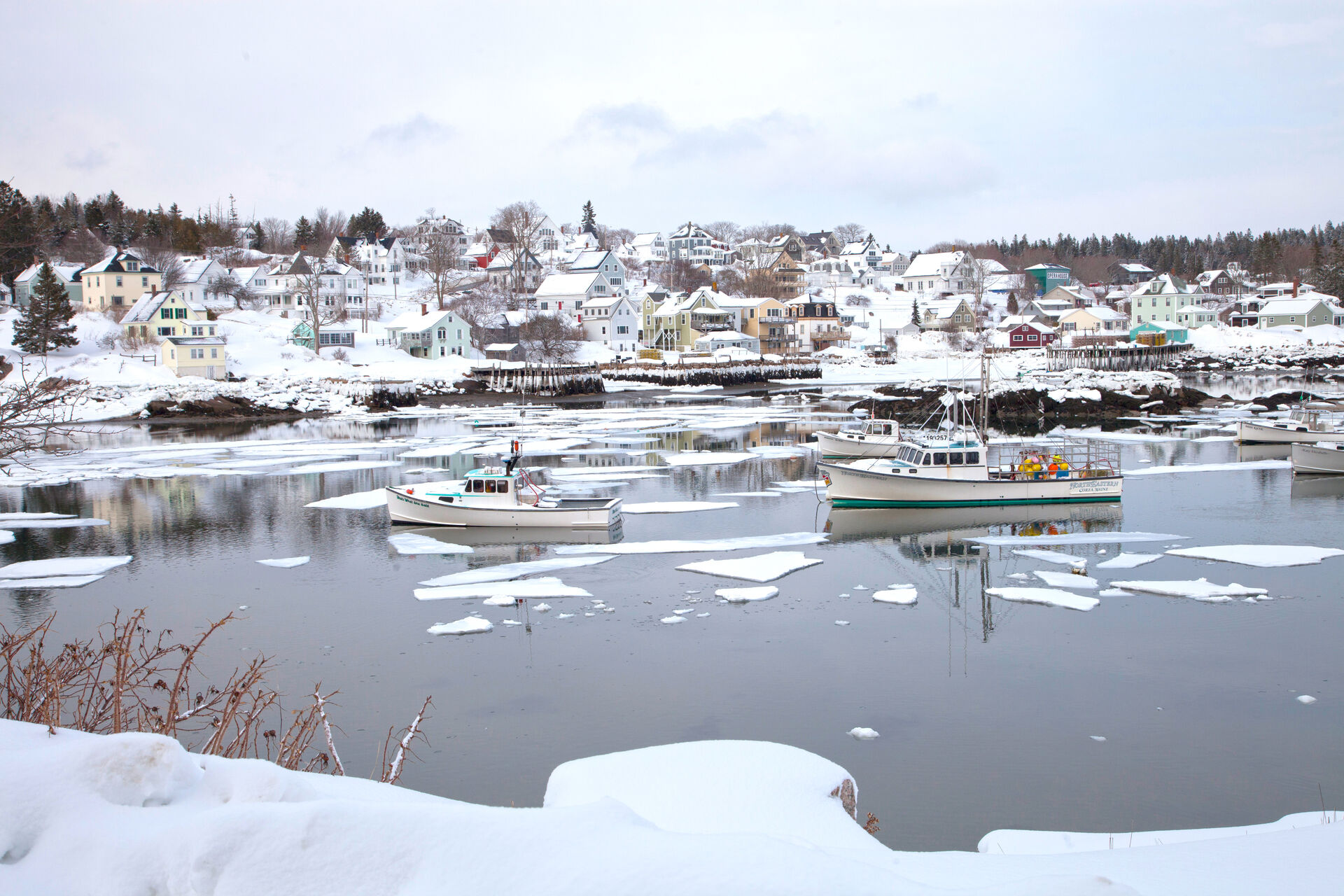 Stonington, Maine waterfront